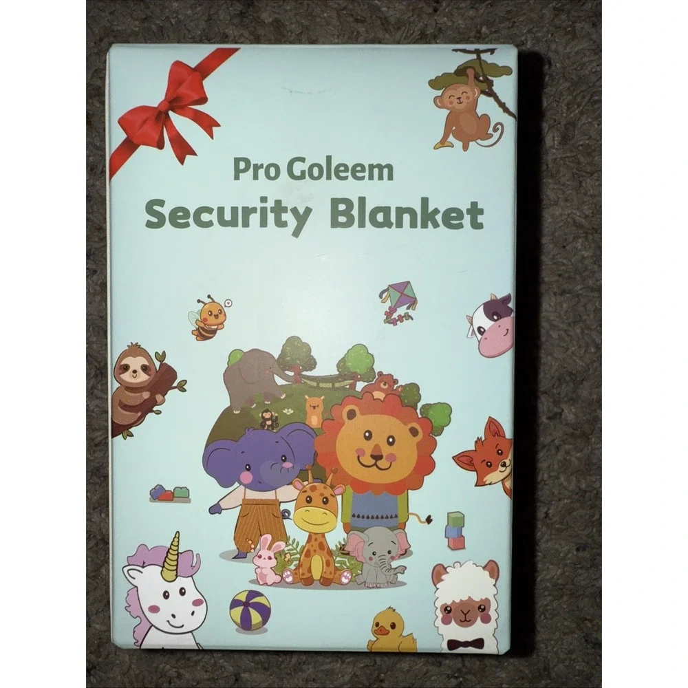 NEW Pro Goleem Lovey for Babies Bunny Pink Minky Security Blanket  Boxed‎